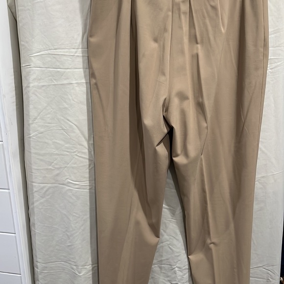 Women Pants by Sandra King size 14 beige zipper front - Picture 4 of 6